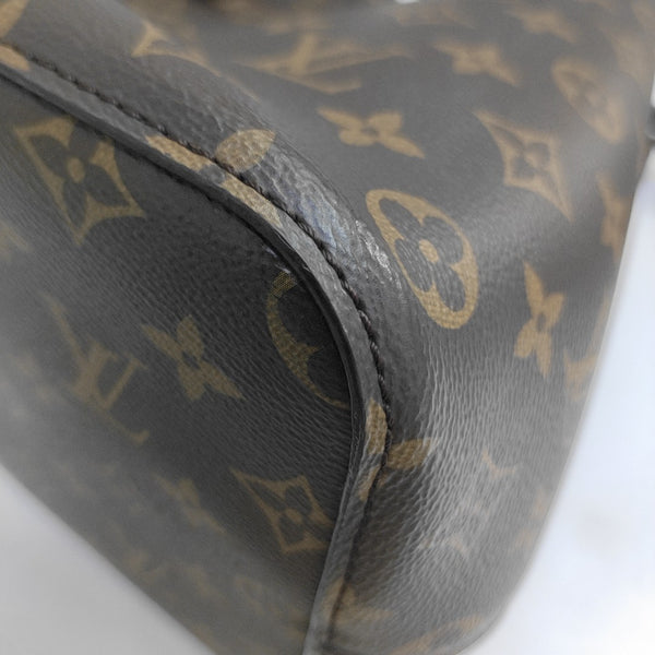NÉONOÉ MM Monogram Coated Canvas Brown