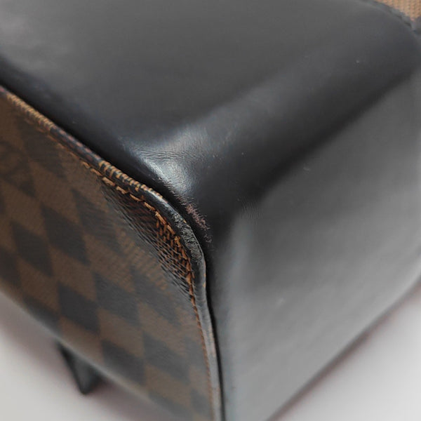 JAKE Damier Ebene Coated Canvas Brown