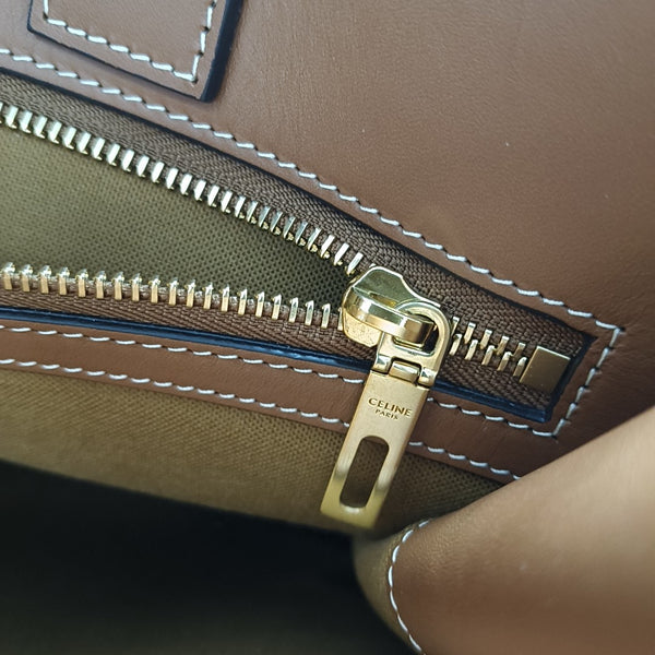 CABAS CELINE Medium Coated Canvas Brown