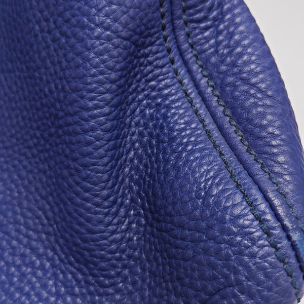 Calfskin Shoulder Bag Blue