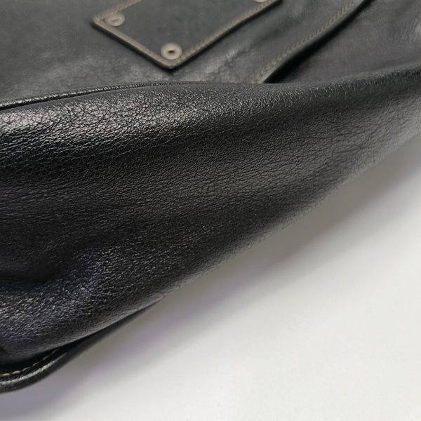 Calfskin Shoulder Bag Black