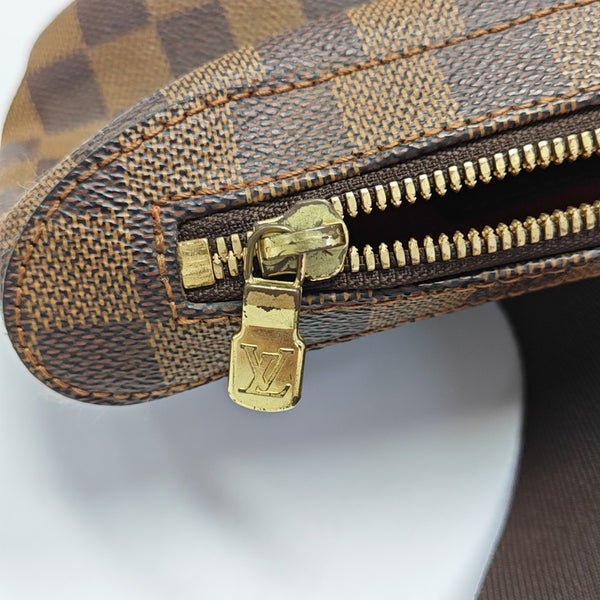 GÉRONIMOS Damier Ebene Coated Canvas Brown