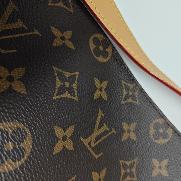 ALL IN BB Monogram Coated Canvas Brown