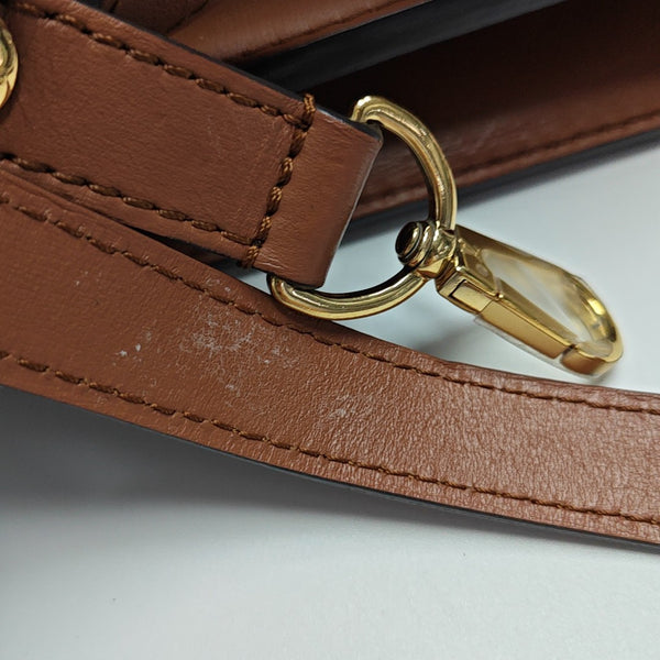 DAUPHINE MM Monogram Coated Canvas Brown