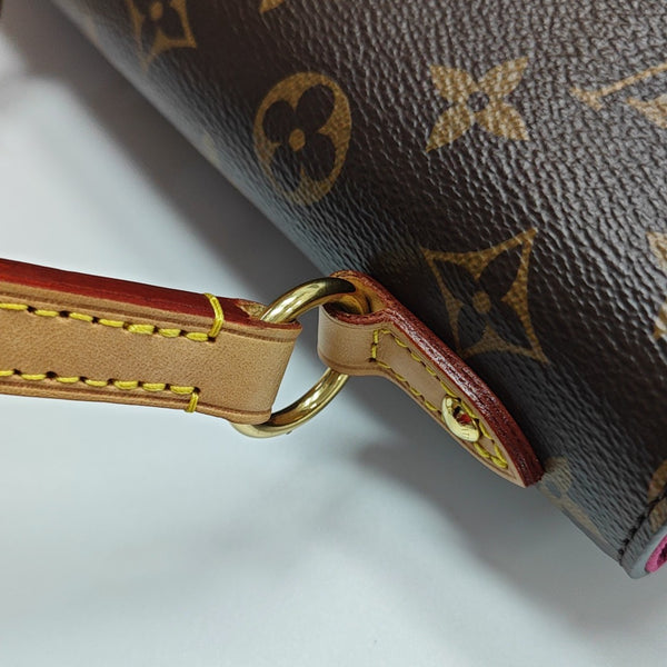 CLUNY BB Monogram Coated Canvas Brown