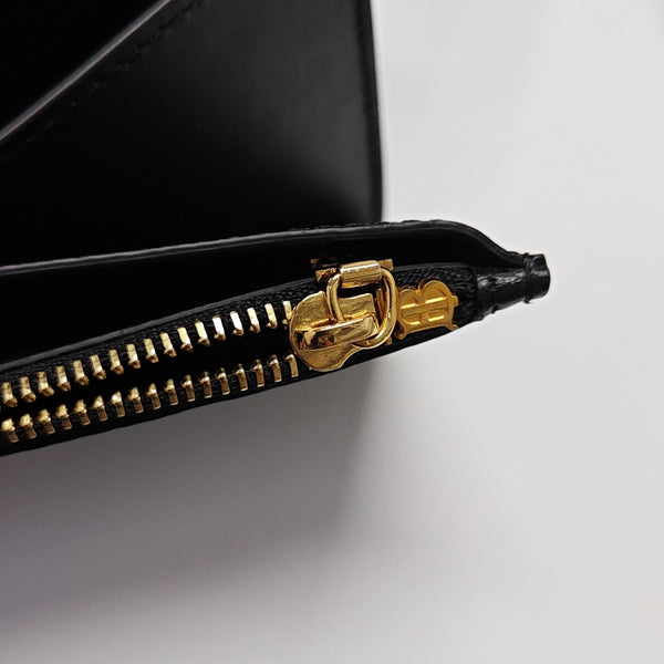 Calfskin Shoulder Bag Black