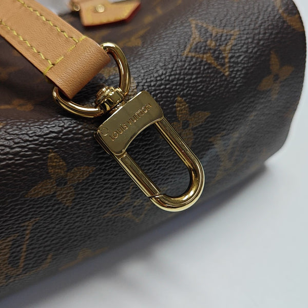 SPEEDY Nano Monogram Coated Canvas Brown