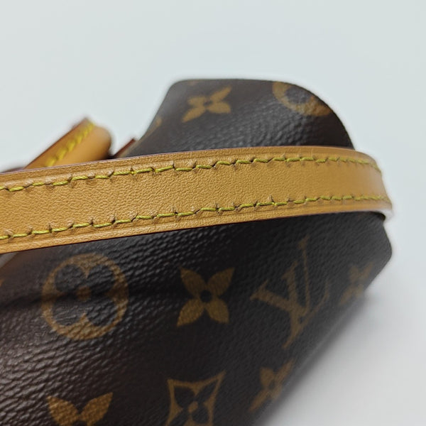 SPEEDY Nano Monogram Coated Canvas Brown