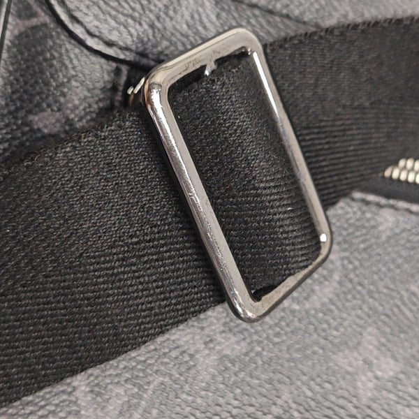 DISTRICT MM Monogram Coated Canvas Black