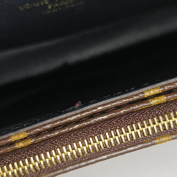 MARCEAU Monogram Coated Canvas Brown