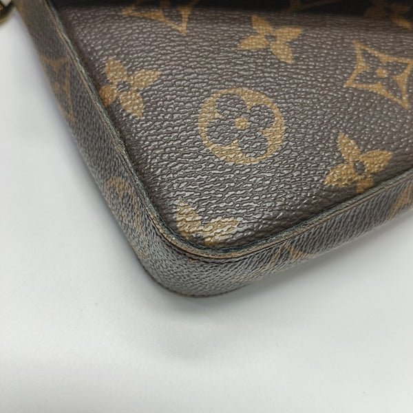 FÉLICIE Monogram Coated Canvas Brown