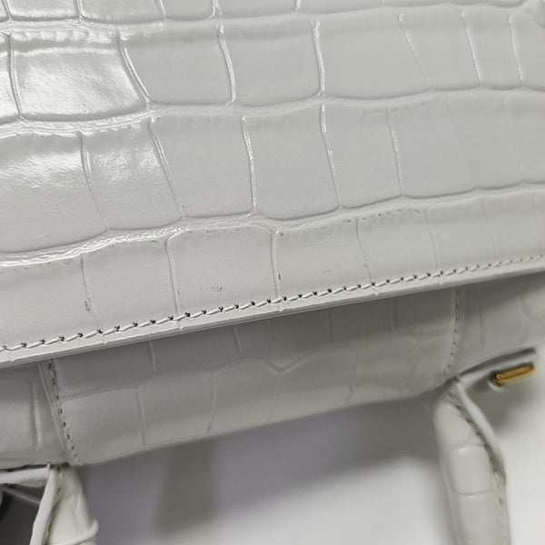 Hourglass XS Calfskin White