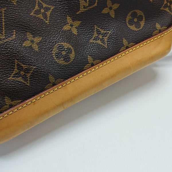 NOÉ BB Monogram Coated Canvas Brown