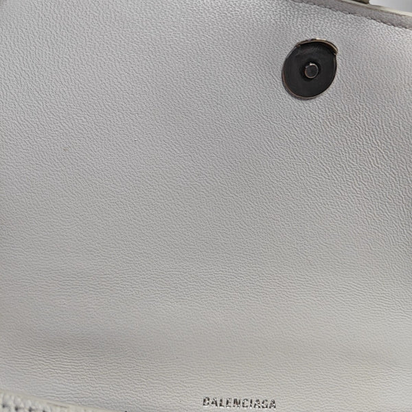 Hourglass S Calfskin White