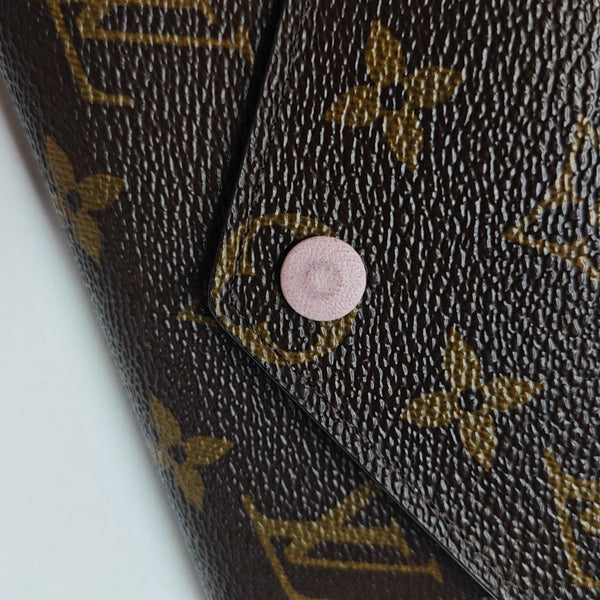 VICTORINE Monogram Coated Canvas Brown Wallet
