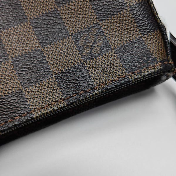 LOOPING MM Damier Ebene Coated Canvas Brown