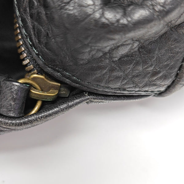 Leather Backpack Black