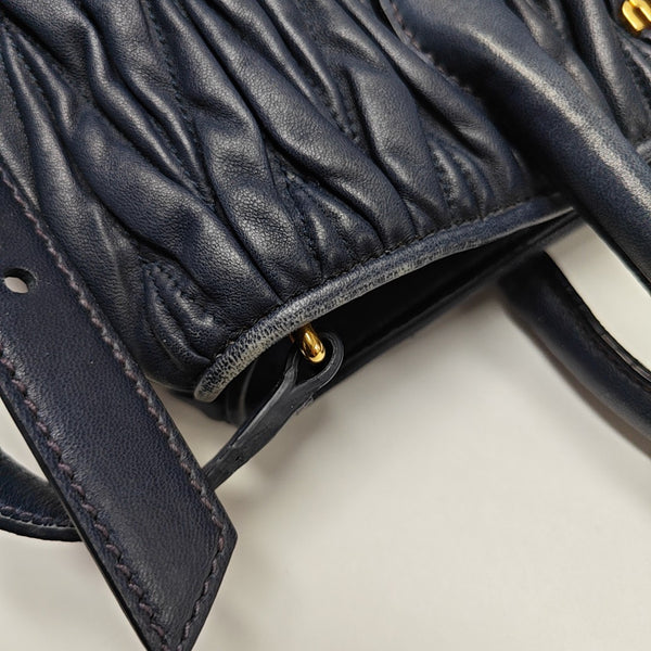 Avenue Quilted Lambskin Blue
