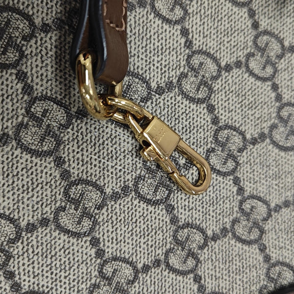 Retro Mini Monogram Coated Canvas Beige