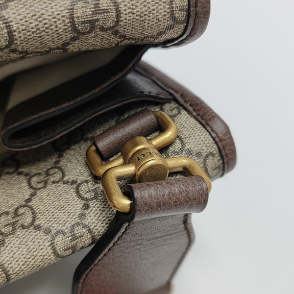 Neo Vintage Small Monogram Coated Canvas Beige
