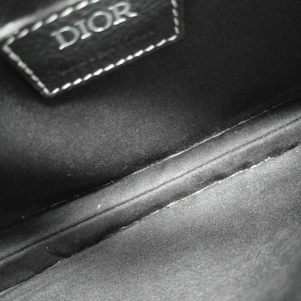 Saddle Medium Calfskin Black