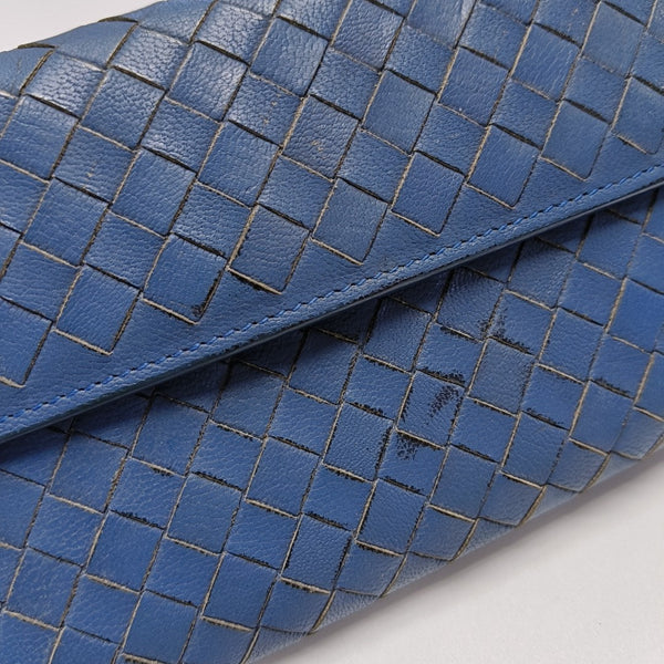 Lambskin Wallet Blue