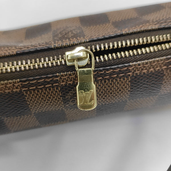 PAPILLON Mini Damier Ebene Coated Canvas Brown