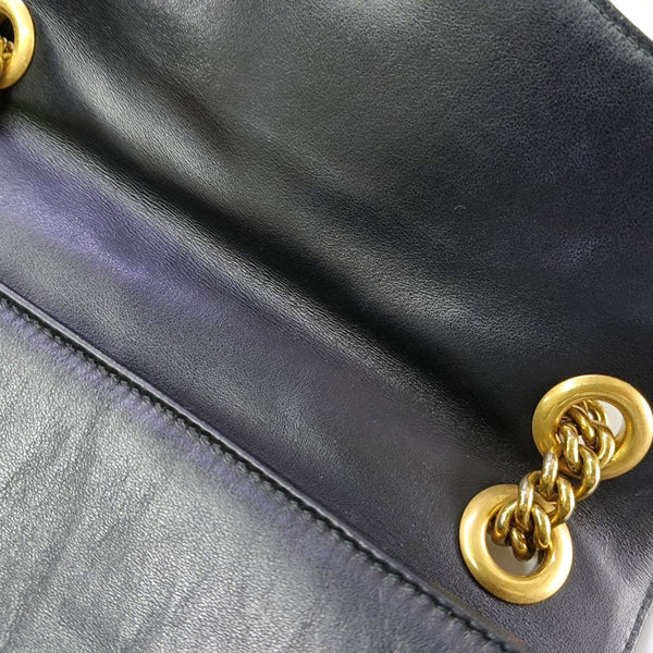GG Marmont Medium Quilted Calfskin Black