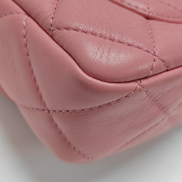 CLASSIC FLAP Mini Quilted Lambskin Pink