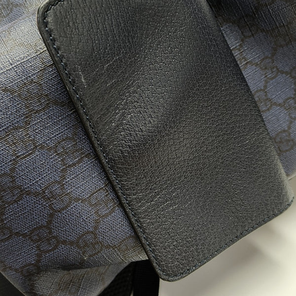 Ophidia Medium Monogram Coated Canvas Blue