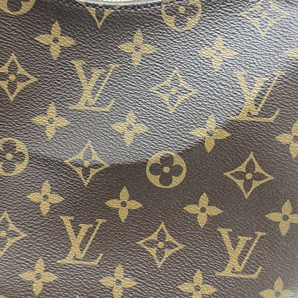 COOKIE BB Monogram Coated Canvas Brown