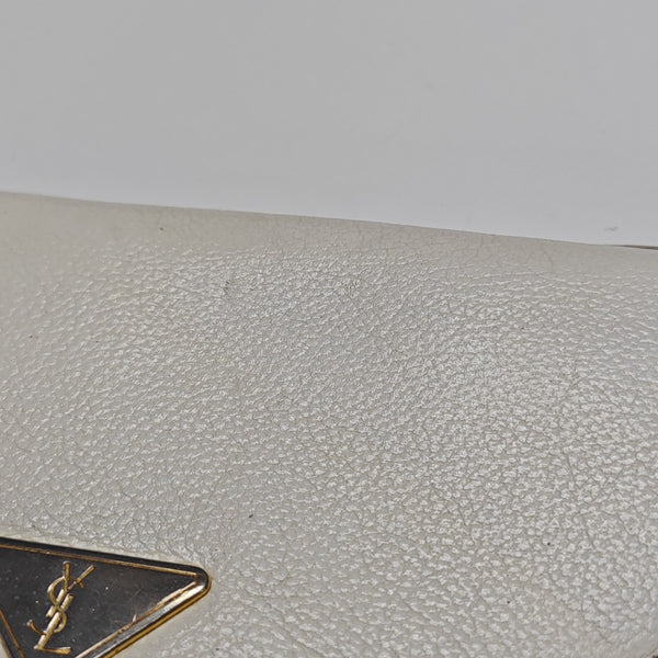 Calfskin Shoulder Bag White