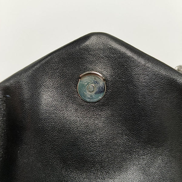 Quilted Calfskin Shoulder Bag Black