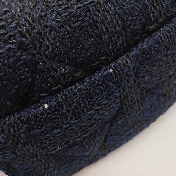 CHANEL 19 Small Quilted Fabric Blue