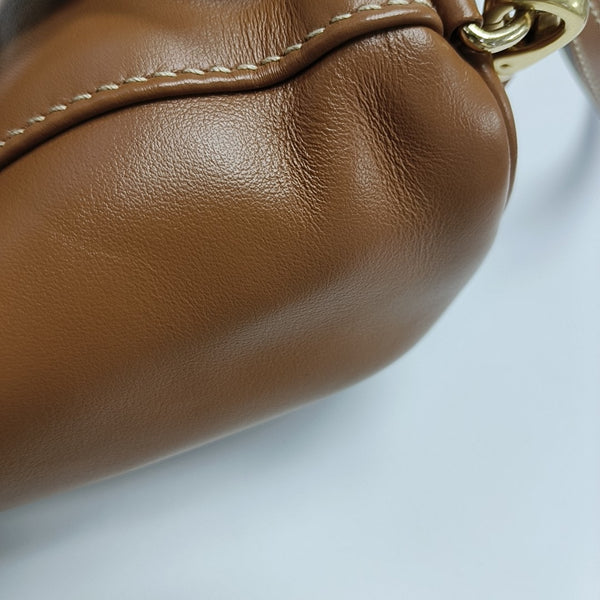 Calfskin Backpack Mini Brown
