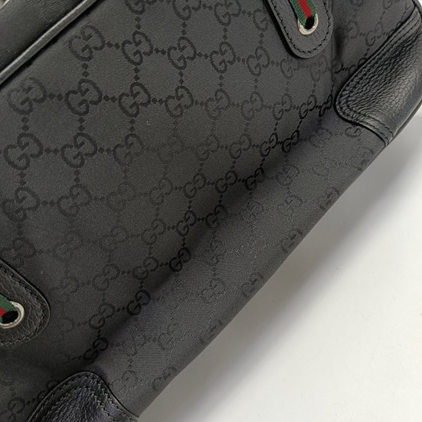 Monogram Canvas Shoulder Bag Black