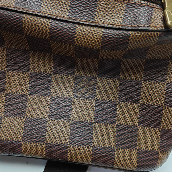 GÉRONIMOS Damier Ebene Coated Canvas Brown