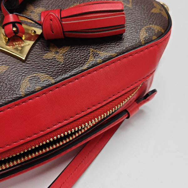 SAINTONGE Monogram Coated Canvas Brown