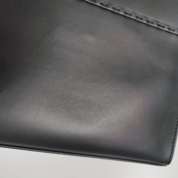 Quilted Calfskin Tote Bag Black