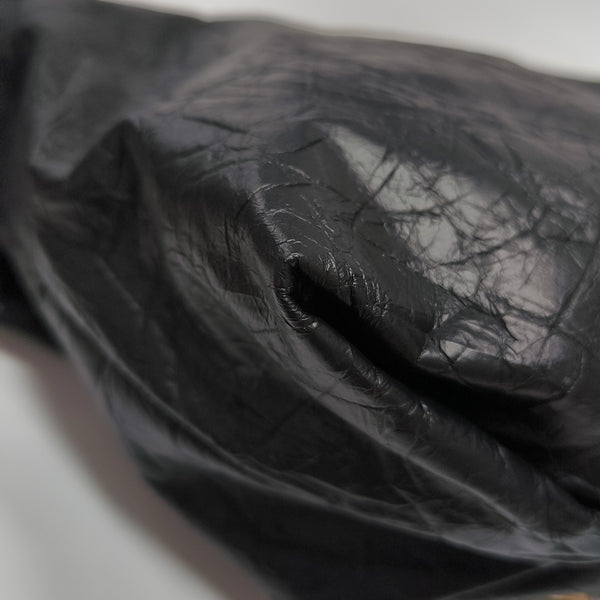 Calfskin Shoulder Bag Black