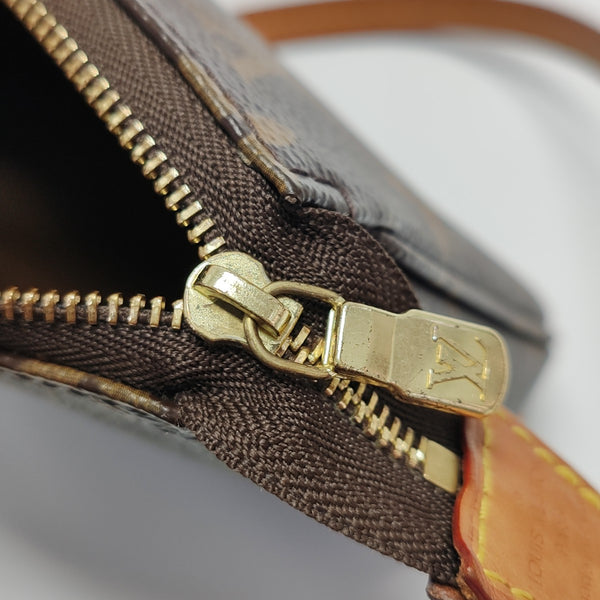ACCESSOIRES GM Monogram Coated Canvas Brown