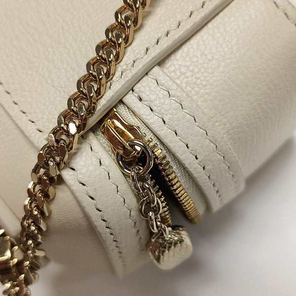 Calfskin Shoulder Bag White
