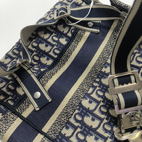 Oblique Canvas Backpack Blue