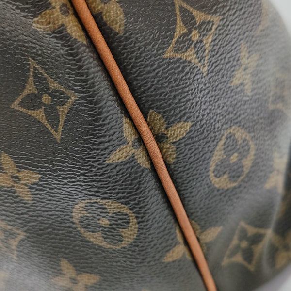 PALERMO PM Monogram Coated Canvas Brown