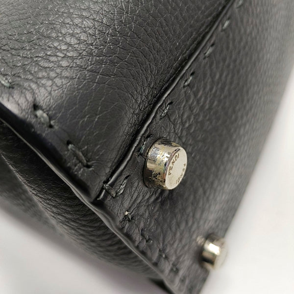 Authenticated pre-owned Peekaboo Medium Calfskin Gray - Tote Bag at Looply