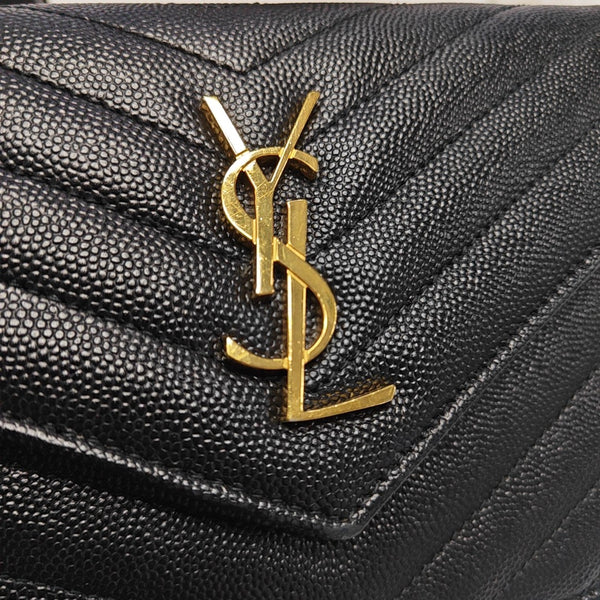 MONOGRAM WOC Chevron Calfskin Black