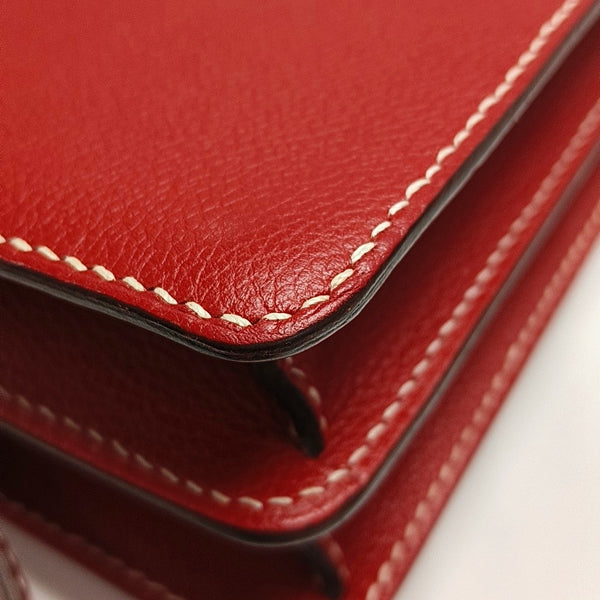 Authenticated pre-owned Roulis Small Evercolor Red - Shoulder Bag at Looply