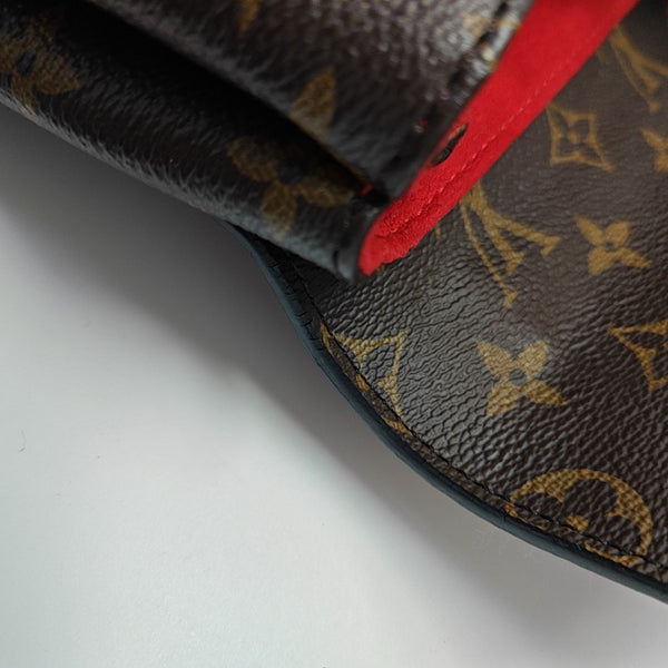 SAINT PLACIDE Monogram Coated Canvas Brown