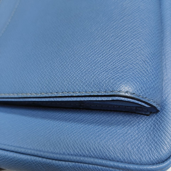 TAIGARAMA Monogram Coated Canvas Blue