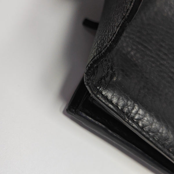 GG Marmont Super Mini Calfskin Black Wallet